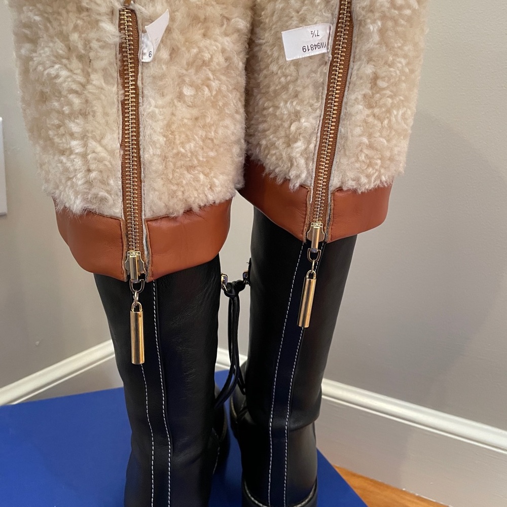 Stuart Weizmann Renata Shearling Boot 7.5 - image 5
